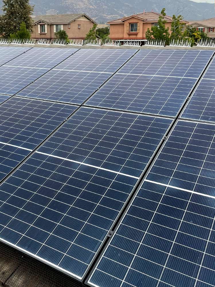 Solar panel cleaning job 4