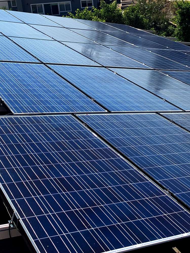 Solar panel cleaning job 5